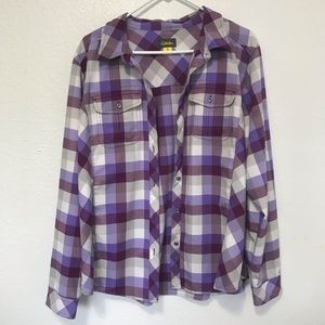 Purple Plaid Shirt